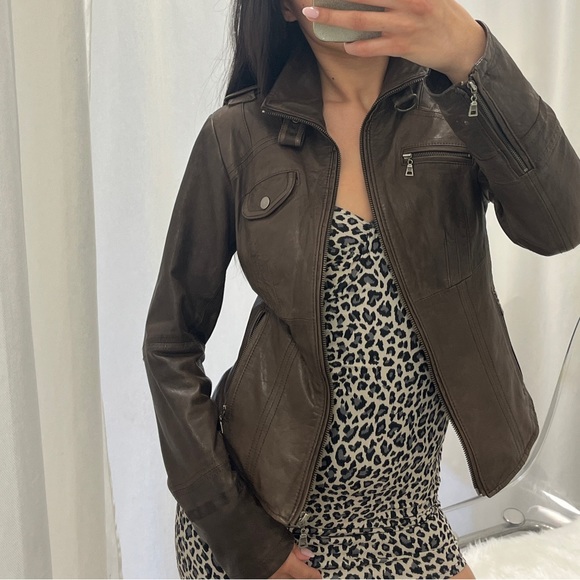 vintage 90s Danier motorcycle jacket - Picture 6 of 6